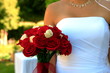 bouquet of flowers and bride