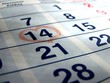 day of love in a calendar