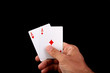 two aces hand