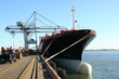 container cranes and ship