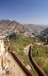 view from old palace in jaipur, india