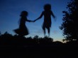 jumping girls