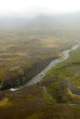 aerial view to tectonical fault