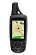 gps with map on white
