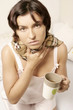sick woman