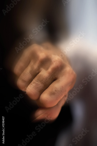 Foto: punching fist punching fist