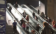 Foto: escalator backlit escalator backlit