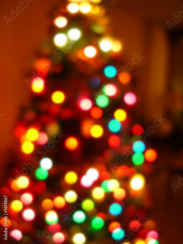 Photo: christmas tree blur in camera christmas tree blur in camera
