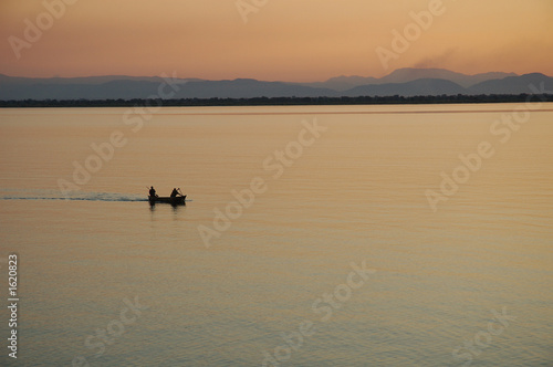 coucher du soleil au malawi