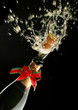 champagne bottle ready for celebration