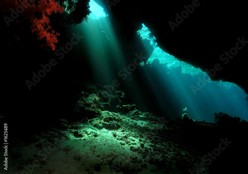 underwater cave