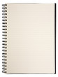 blank notebook