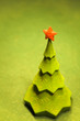 christmas tree on a billiard table