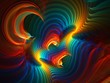 rainbow flame
