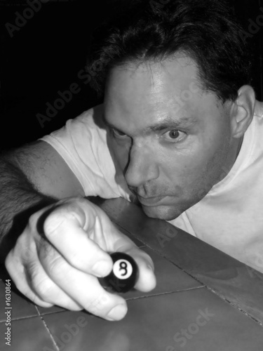 Photo: behind the 8 ball behind the 8 ball