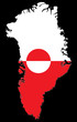 carte drapeau du groenland carte drapeau du groenland