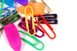colorful paper clips