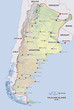 argentinien landkarte argentinia map