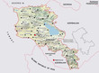 armenien landkarte armenia map