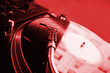 platine dj rouge