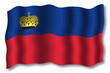 flagge liechtenstein 2006 im wind