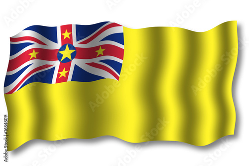 flagge niue 2006 im wind flagge niue 2006 im wind