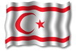 flagge tr nordzypern 2006 im wind flagge tr nordzypern 2006 im wind