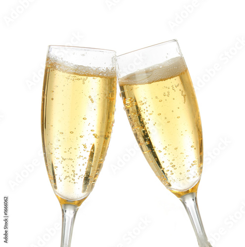 celebration toast with champagne