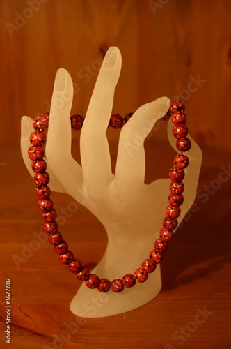 Photo: fashion hand with necklace fashion hand with necklace