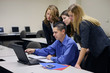 business team (focus on man)