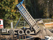 tipper truck delivers gravel tipper truck delivers gravel