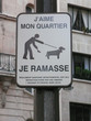 je ramasse