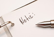 notiz