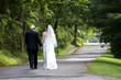 wedding couple - jewish bride and groom