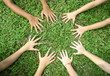 children's hands children's hands