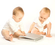 two inquisitive toddlers