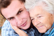 grandmother and grandson
