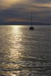 ship on the sunset