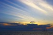 ship on the sunset