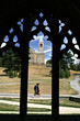 mcgraw tower with students