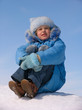 girl on the snow