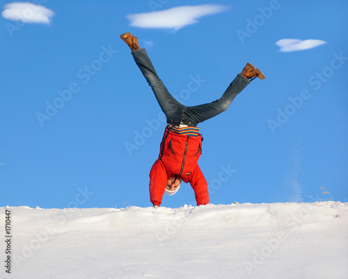 Foto: winter cartwheel winter cartwheel
