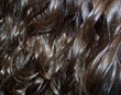 curly hair close-up