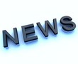 news 3d sign