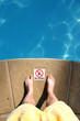 no diving