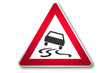 verkehrszeichen 2006: schleudergefahr verkehrszeichen 2006: schleudergefahr