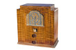wooden radio