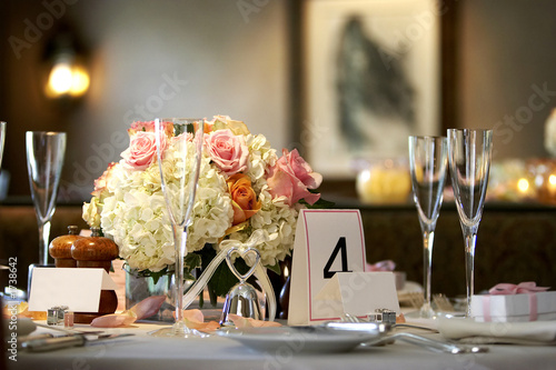 dining table set for a wedding or corporate event dining table set for a wedding or corporate event