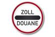 verkehrszeichen 2006: zollstelle verkehrszeichen 2006: zollstelle