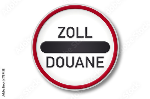 verkehrszeichen 2006: zollstelle
